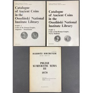 Catalog of Osolinsky Antiquities Parts 2 and 3 and WN 1979 (3pc)