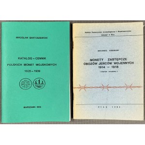 Náhradní katalogy mincí Bartoszewicki a Sikorski (2ks)