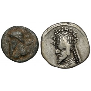 Lot, drachma a bronz, sada (2ks)