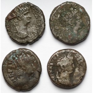 Alexandrian Tetradrachms, lot (4pcs)