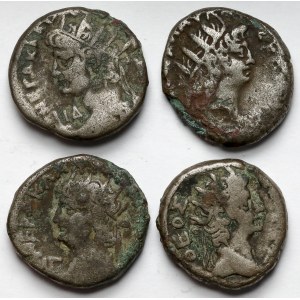 Alexandrijské tetradrachmy, sada (4ks)