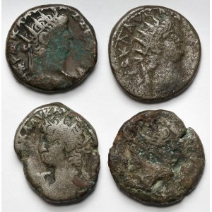 Alexandrijské tetradrachmy, sada (4ks)