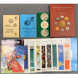 Katalogi i Przegląd numizmatyczny (14szt)