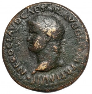 Nero (54-68 n. Chr.) Sesterz - selten