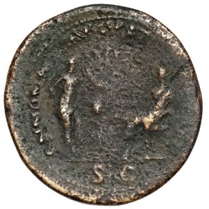 Neron (54-68 n.e.) Sesterc - rzadki