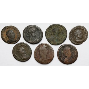 Römisches Reich, Satz Antoninian und Follis (7 Teile)