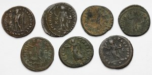 Roman Empire, lot of 7 follis