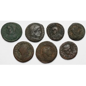 Roman Empire, lot of 7 follis