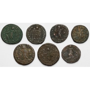 Roman Empire, lot of 7 follis