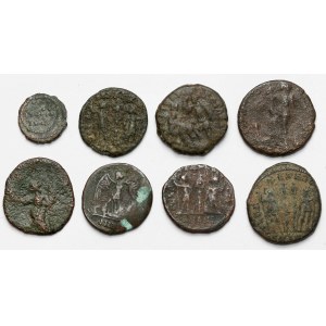 Roman Empire, lot of 8 follis