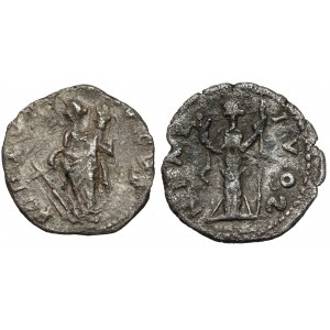 Barbarische Imitationen von römischen Denaren (2 Stück) - sehr selten