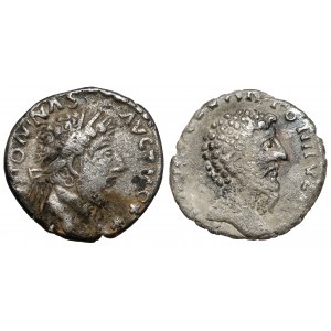 Barbaric imitations of Roman Denarii (2pcs)