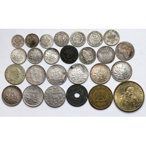 France coins set, lot (26pcs)