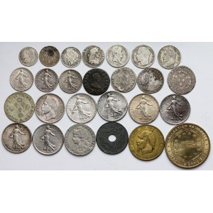 France coins set, lot (26pcs)