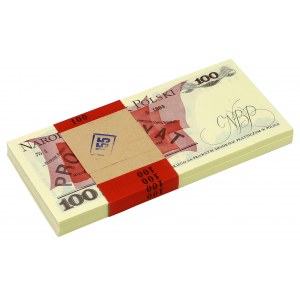 Bankovní zásilka 100 PLN 1986 - RR