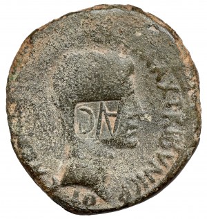 Octavian Augustus (27 v. Chr.-14 n. Chr.) Ass - Gegenstempel AVG