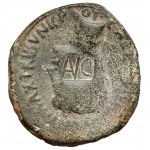 Octavianus Augustus (27 př. n. l. - 14 n. l.) Eso - kontramarkováno AVG