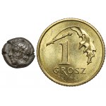 Grécko, Lesbos, neurčitá raná mincovňa, Obol (~450 pred n. l.) - vysoký reliéf