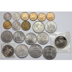 Russland, 1-50 Rubel, Satz (20Stück)