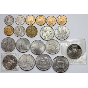 Rosja, 1-50 rubli, zestaw (20szt)