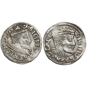Sigismund III Vasa, Trojak Wschowa and Bydgoszcz 1595 (2pcs)