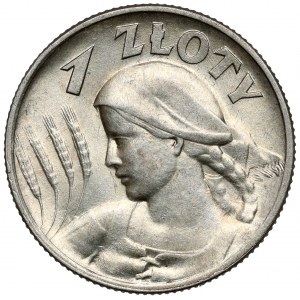 Kobieta i kłosy 1 złoty 1925