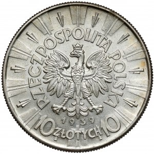 Piłsudski 10 złotych 1939