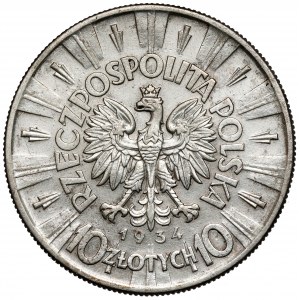 Piłsudski 10 zlotých 1934 - oficiální