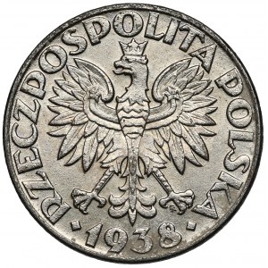 50 pennies 1938 - nickel-plated