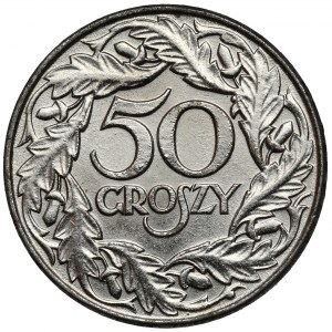 50 Groszy 1938 - vernickelt
