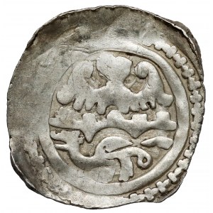 Rakousko, Rudolf I. (1273-91), Pfennig Sankt Veit - orel a drak mezi zdmi