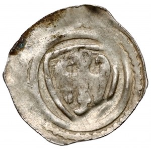 Rakousko, Rudolf I. (1273-91) Pfennig, Korutany - orel se štítem - vzácné