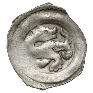 Rakúsko, Rudolf I. (1273-91) Pfennig, Enns - Dragon