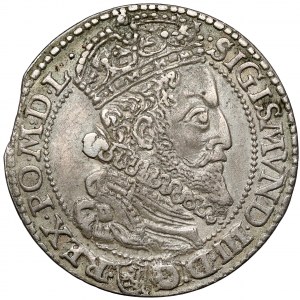 Zygmunt III Waza, Szóstak Malbork 1599 - duża głowa - rzadki
