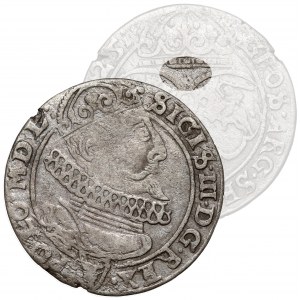 Sigismund III Vasa, Sixpence Cracow 1625 - WITHOUT denomination - very rare