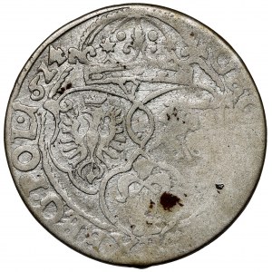 Žigmund III Vasa, šesťbalenie Krakov 1624 - nesprávna nominálna hodnota V - veľmi vzácne