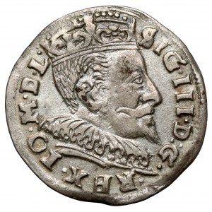 Zygmunt III Waza, Trojak Wilno 1594 - bez ozdobników