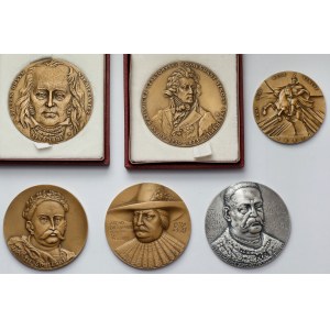 Medals, important Poles (6pcs)