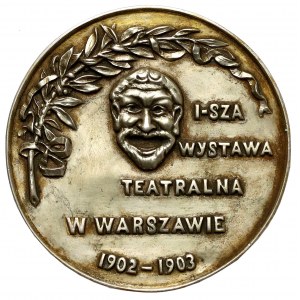 Medaille, Theaterausstellung in Warschau 1903 - Zweitbesetzung - groß