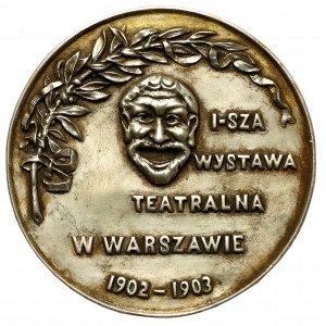 Medal, Theatre Exhibition in Warsaw 1903 - secondary casting - large