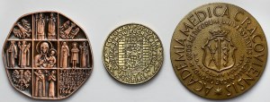 Medale - Kościół Św. Jadwigi, Jan Paweł II, Kraków (3szt)