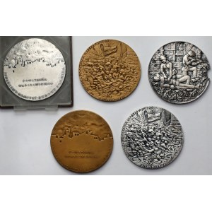 Medale Powstanie Warszawskie (5szt)