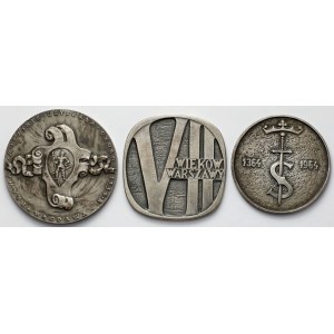 Medals - Skawina, Sigismund I the Old, 7th Centuries of Warsaw (3pcs)