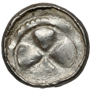 CNP VI cross denarius - straight cross - Silesia