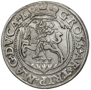 Zygmunt II August, Trojak Wilno 1563 - LITVA