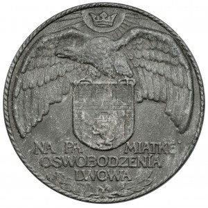 Medaille, Lviv - zum Gedenken an die Befreiung von Lviv 1915