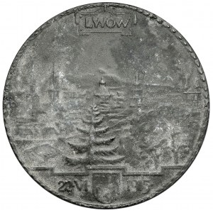 Medaille, Lviv - zum Gedenken an die Befreiung von Lviv 1915