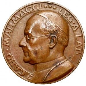 Medal, Kardynał Marmaggi 1936 - rzadki, w ogóle niespotykany
