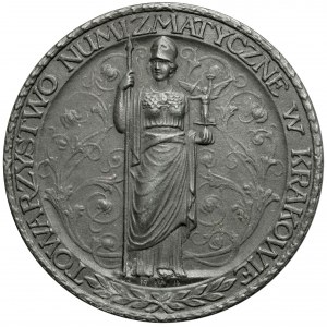 Medaille, Eröffnung der Hochschuleinrichtungen in Warschau 1915