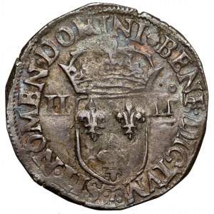 Henry of Valois, 1/4 ecu (quart d'écu) 1582, Nantes